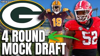 💥 PACKERS LIVE 4 Round Mock Draft! Fixing The Roster without a 1st round pick!