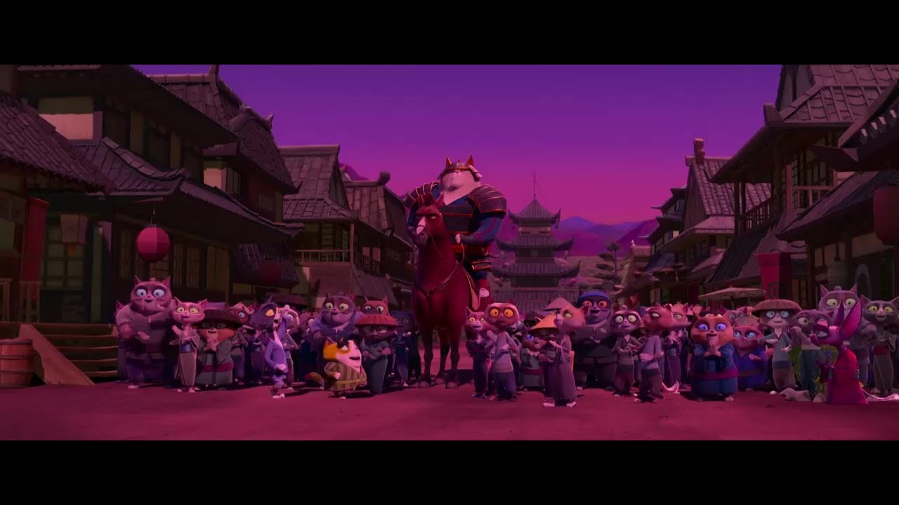 Goons attacking  Kakamucho (Paws of Fury: The Legend of Hank)