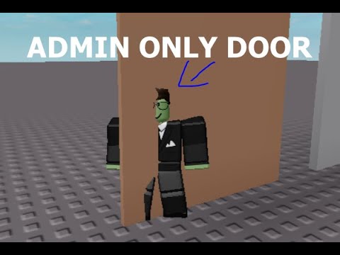 Admin Door showcase tutorial (Physics service)