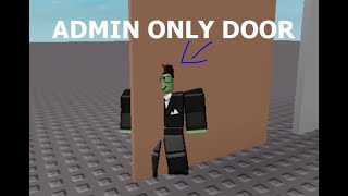 Admin Door showcase tutorial (Physics service) screenshot 5