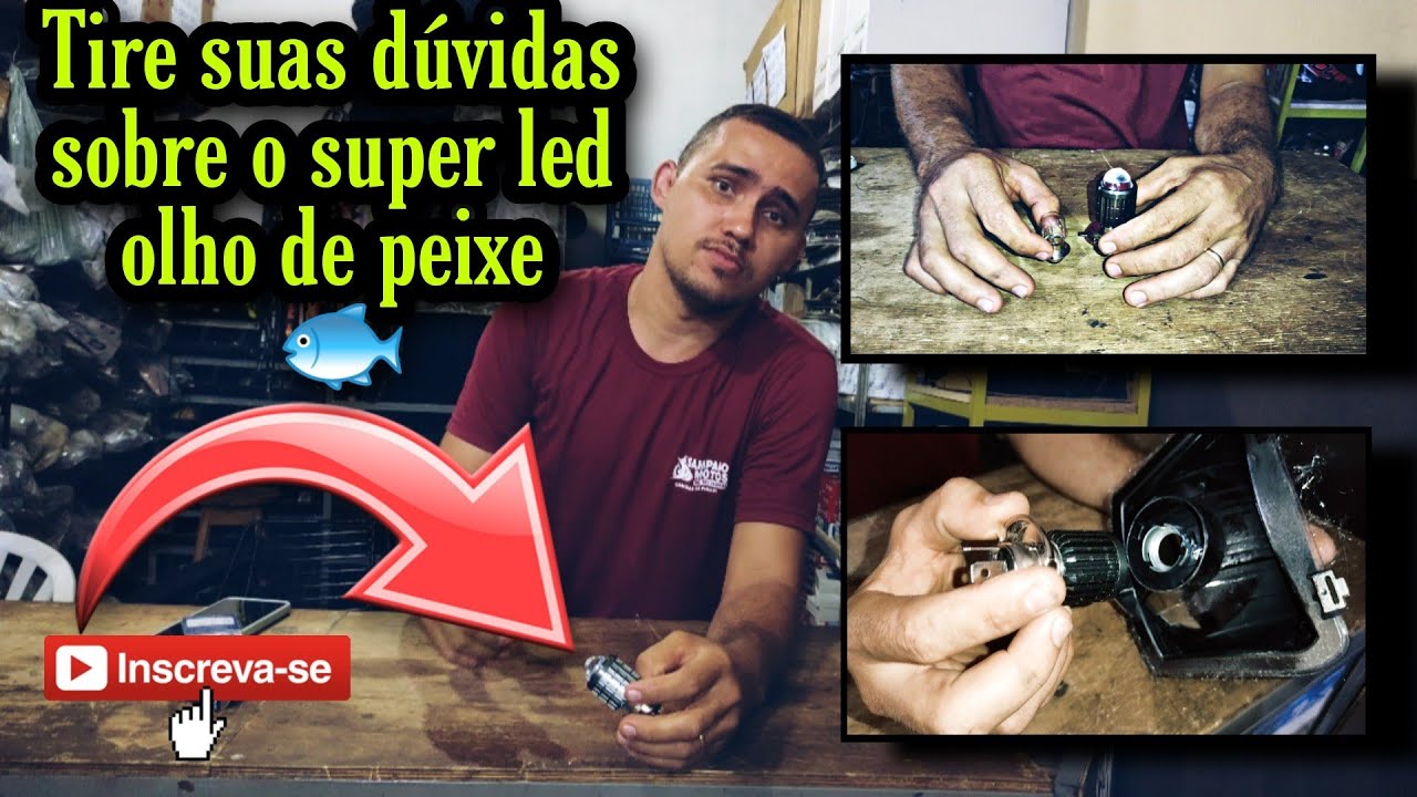 Led olho de peixe🐟 | Tire suas duvidas, antes de comprar!