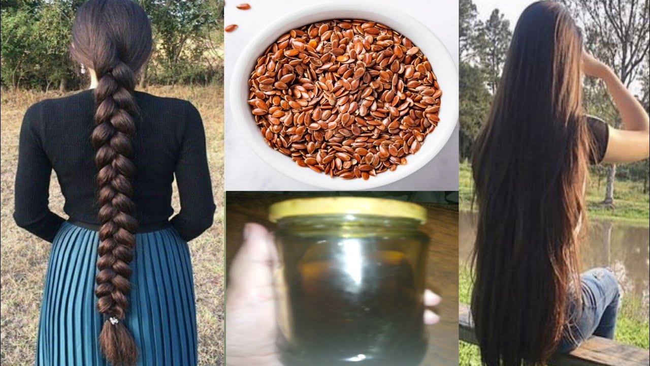 30 days challenge Flaxseed hair oil homemade Hair Growth,Reduce Hair Breakage just 30 days