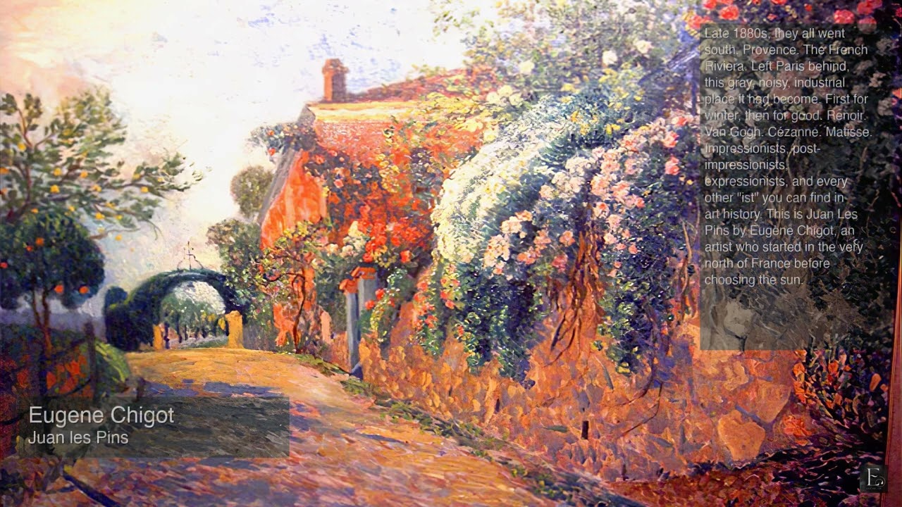 Eugene Chigot - Juan les Pins - 2 Hour Screensaver