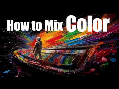 How to mix colors in Acrylic 🌟🎨 How to paint acrylic techniques  for beginners