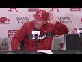 Dave van horn postgame  arkansas 8 missouri 0