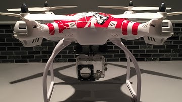 Syma X8C equiped with GOPRO mount