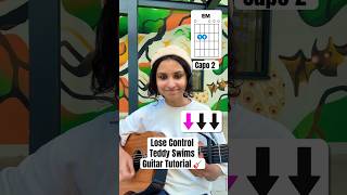 EASY Lose Control Teddy Swims Guitar Tutorial 🎸 #shorts #guitar