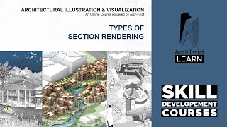 Types of Section Rendering | Architectural Illustration & Visualization | ArchTwist Learn