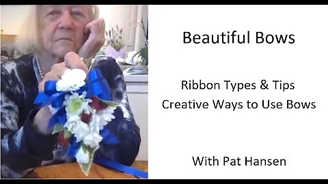 Pat Watts Hansen - Beautiful Bow Tying