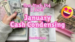 January Money Reset ✨ | Budget Wrap Up, Cash Condensing & Counting Savings