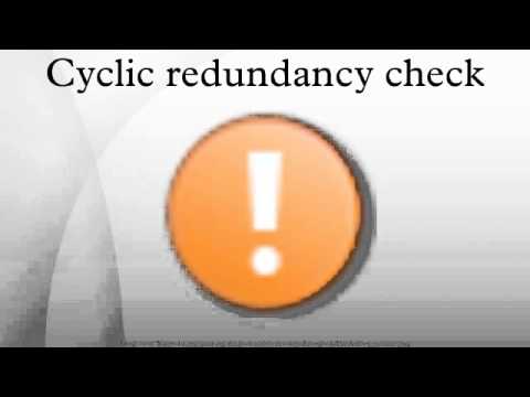 Cyclic redundancy check