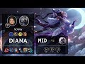 Diana Mid vs Syndra - EUW Challenger Patch 10.4