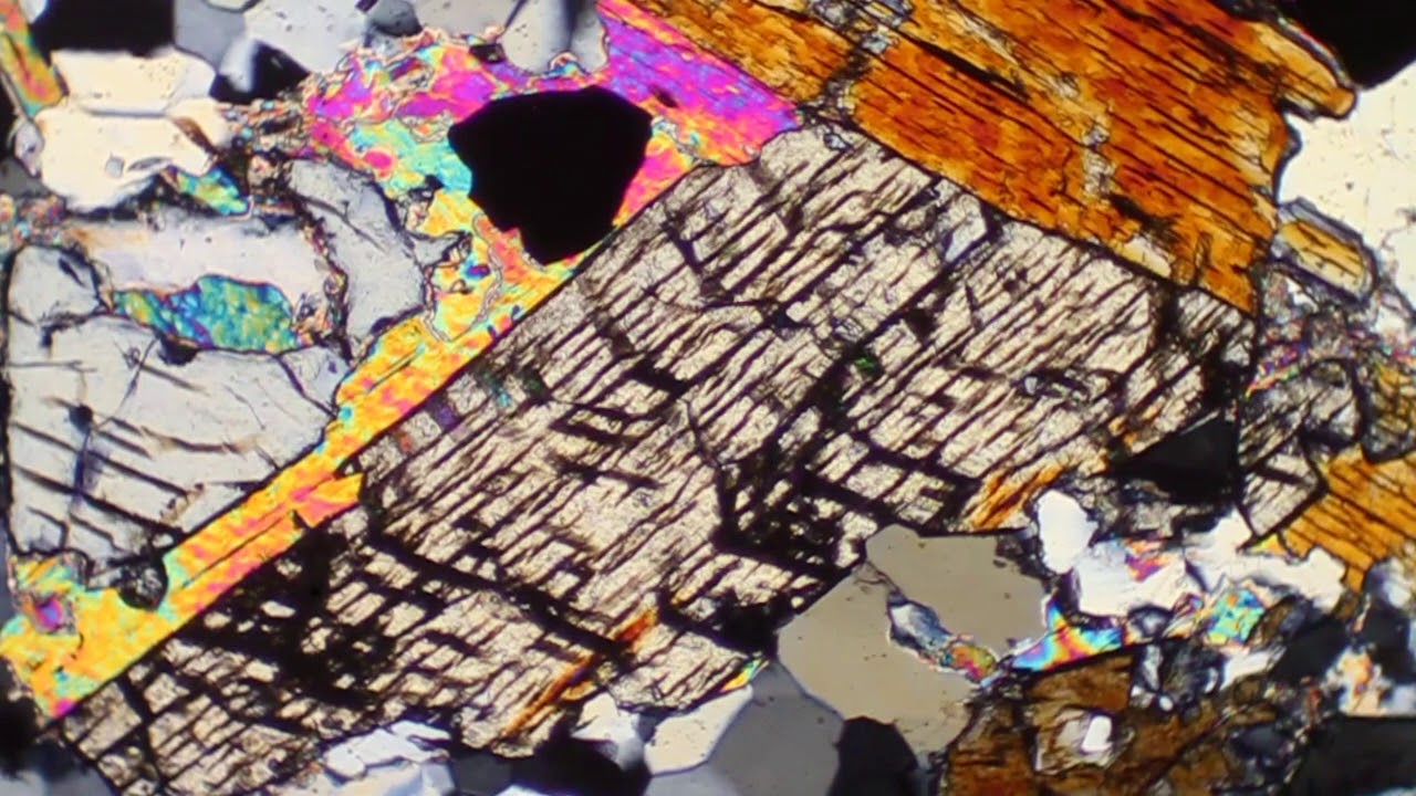 kyanite in thin section