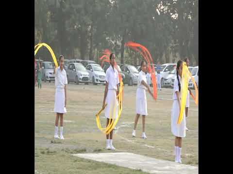 Ribbon Drill   Girls of classes 6 to 8