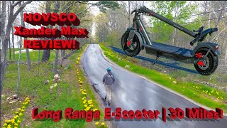 New Long Range E-Scooter Under $500- Hovsco Xander Max Electric Scooter Review #escooter #techreview