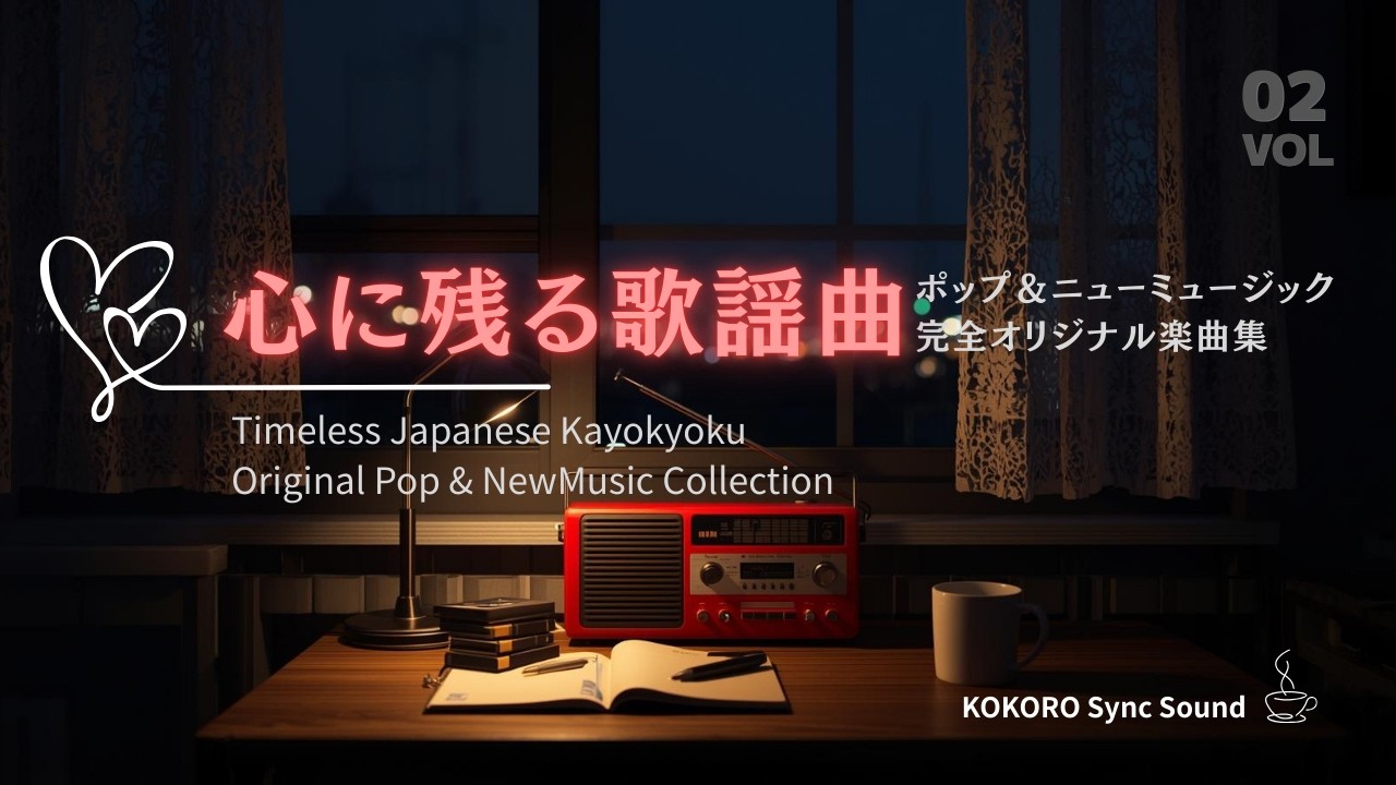 心に残る歌謡曲・ポップ＆ニューミュージック完全オリジナル楽曲集 Vol.02｜Japanese Kayokyoku Original Pop & NewMusic Collection