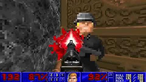 WolfenDOOM: Operation: Eisenmann (DOOM II Mod) - Gameplay (w/ commentary)