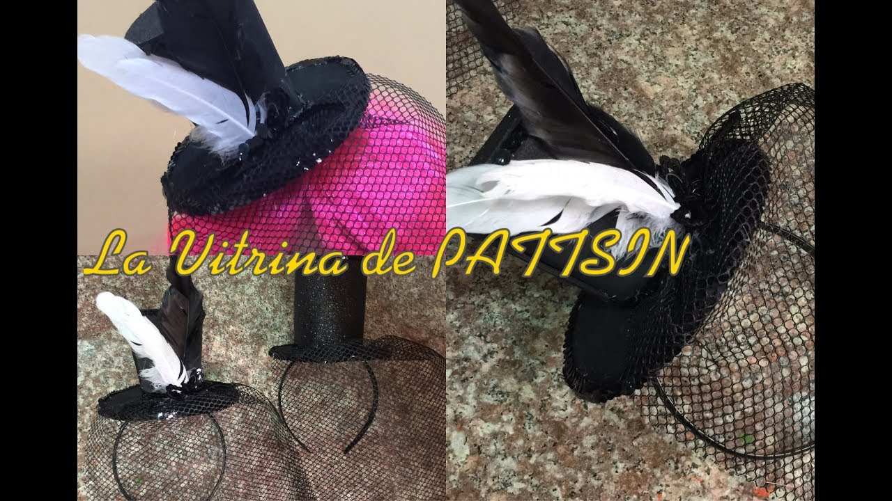 Mini Sombrero De Copa Fiesta Iglesia hágalo usted mismo Making Craft Fascinator de la cosplayer pinzas de cocodrilo