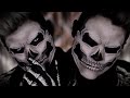 Skull Halloween Costume Makeup Tutorial