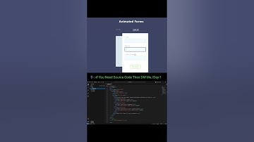 Animation Forms Using By HTML, CSS, Javascript #frontend #webdevelopment #loginpage #webdesign #web