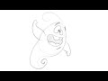 How to draw a silly monster cartoon with johnmarc