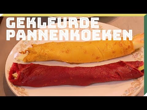 Video: Hoe Bak Je Gekleurde Pannenkoeken