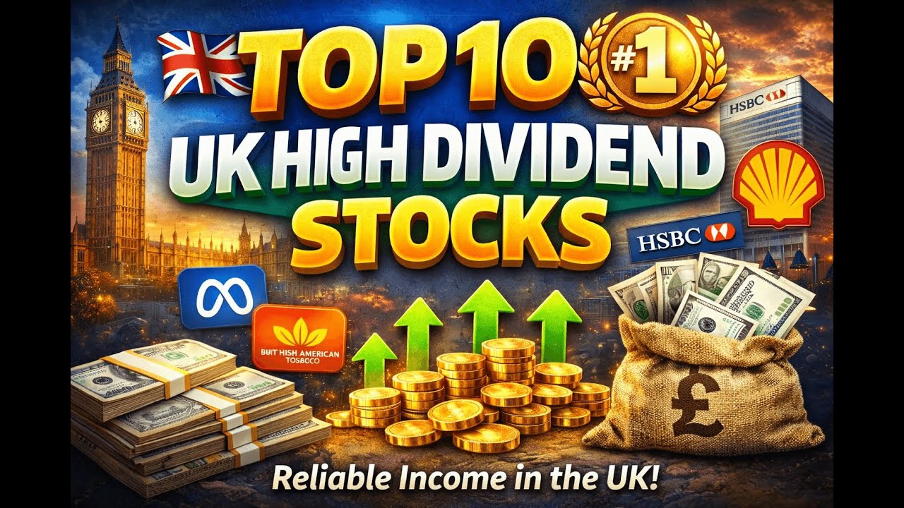 Top 10 UK High Dividend Stocks for Reliable Passive Income - YouTube