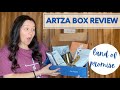 Artza box review  promise land  christian subscription box get 20 off