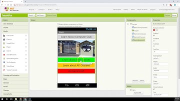 MIT App Inventor MultiScreen via Button