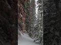 Telemark skiing in huge powder with sick crashes #skiing #telemarkskiing #parkcityutah #crash