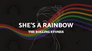 She's a Rainbow - Rolling Stones (Lyrics) Resimi