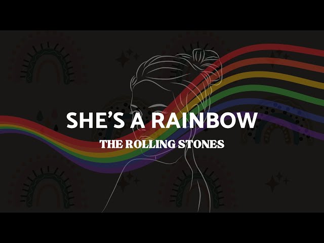 She's a Rainbow - Rolling Stones (Lyrics) class=