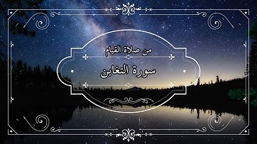 سورة التغابن   أبو هريرة الليبي