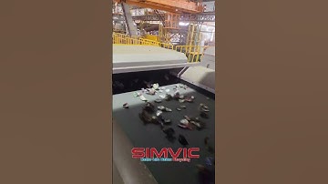 The eddy current is combined with the vibrating feeder, for efficient sorting of non-ferrous metals.