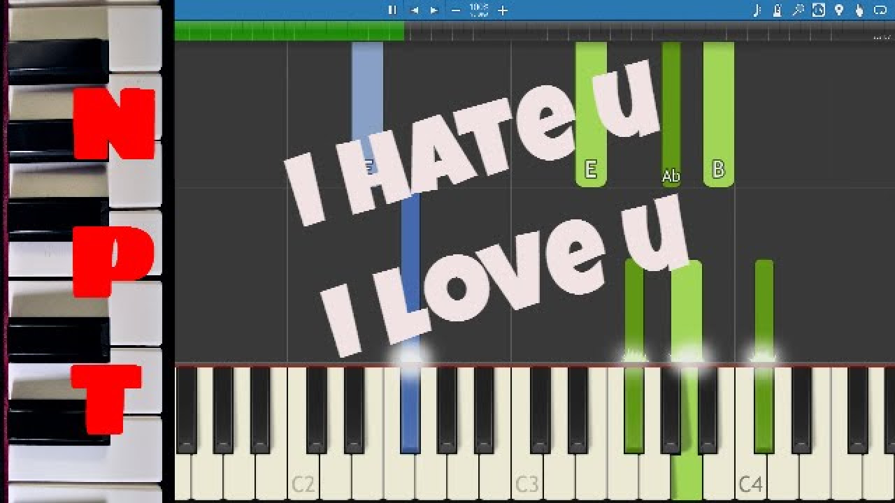Roblox Piano Sheets I Hate You I Love You Robloxhack -
