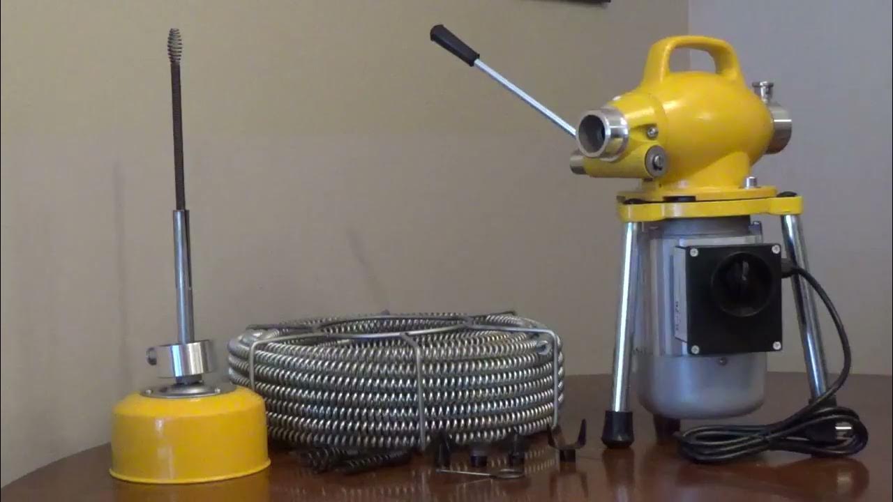 Drain Snake Drain Cleaning Machine YouTube