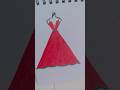 Dress Designing#Red Color Dress#Shorts😍