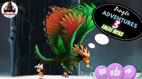 #walkthrough and #eagleboss l World 4 Level 2 3 l Jungle Adventures 3 I ANNOYING FIRE 🔥