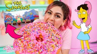 INTENTO HACER LA DONA GIGANTE DE LOS SIMPSONS DE UNIVERSAL STUDIOS | MIS PASTELITOS