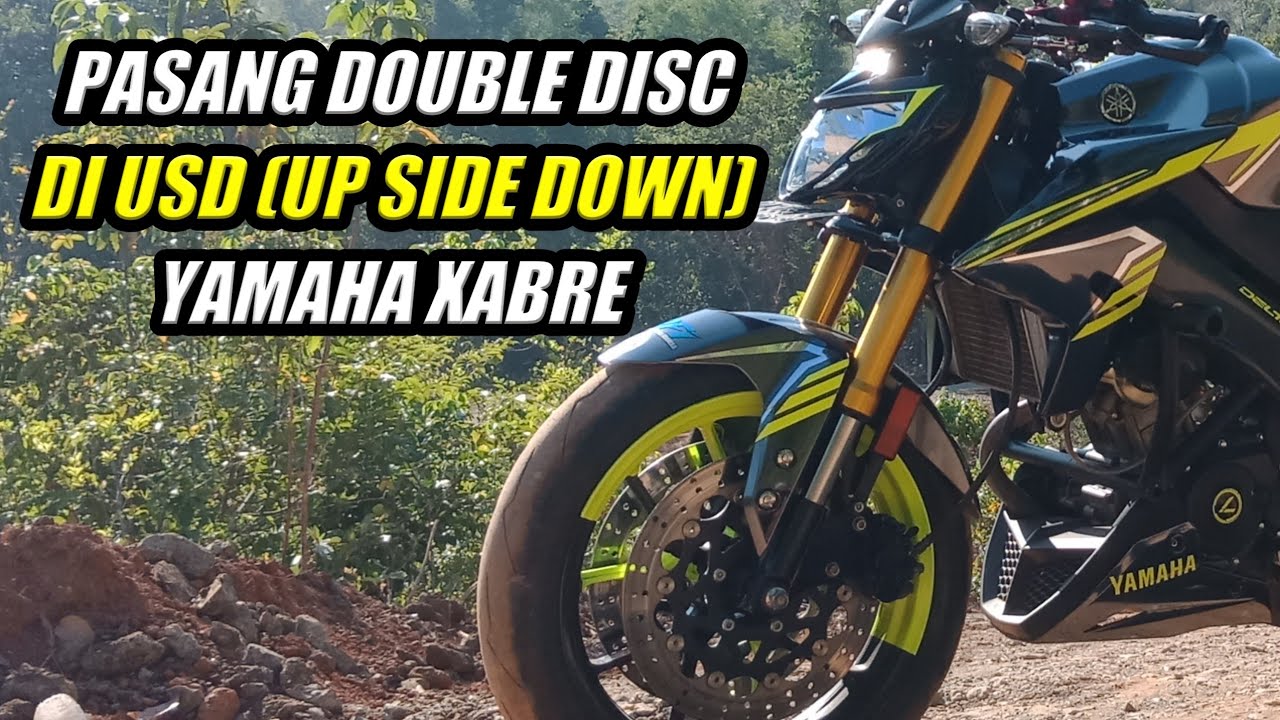 Double Disc Di Shock Up Side Down Yamaha Xabre Youtube