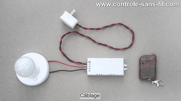 Kit Commande Radio Mode Verrouillage Contrôle la Lampe CA Pour l