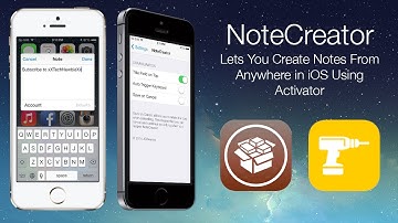 NoteCreator: Lets You Create Notes From Anywhere in iOS Using Activator