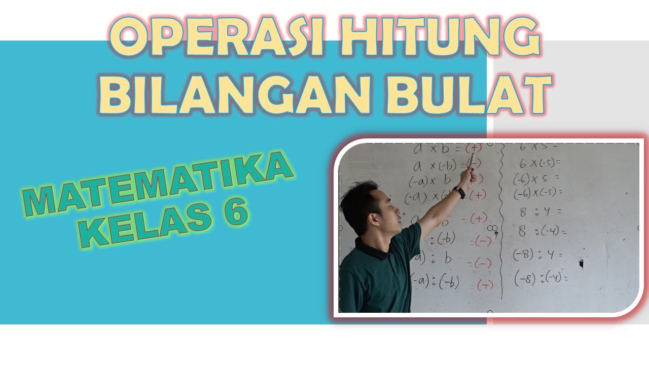  OPERASI  HITUNG  BILANGAN  BULAT  MATEMATIKA KELAS 6 YouTube