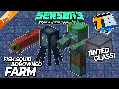 Thumbnail For BONE, INK SAC & TRIDENT FARM 1.17 |Truly Bedrock Season 3 [4] | Minecraft Bedrock Edition