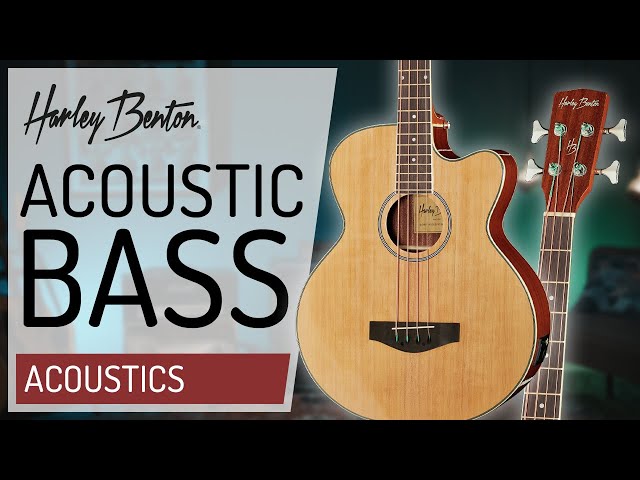 Harley Benton - B-30NT - Acoustic Bass -
