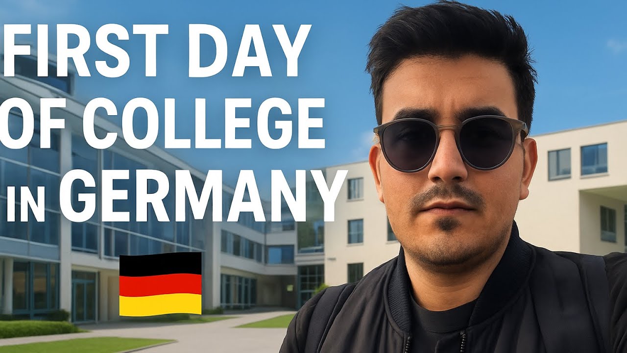 first day of college in Germany as an international student|| German ...
