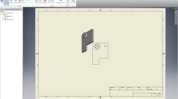 UNI2004: Inventor - Drawing: Create Projected