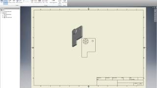 UNI2004: Inventor - Drawing: Create Projected