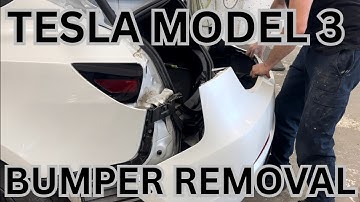 How To Remove Your Tesla Model 3 Rear Bumper Cover!