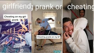 Cheating Prank on Girlfriend/Boyfriend tiktok - boyfriend cheating prank (lipstick prank tiktok)#4